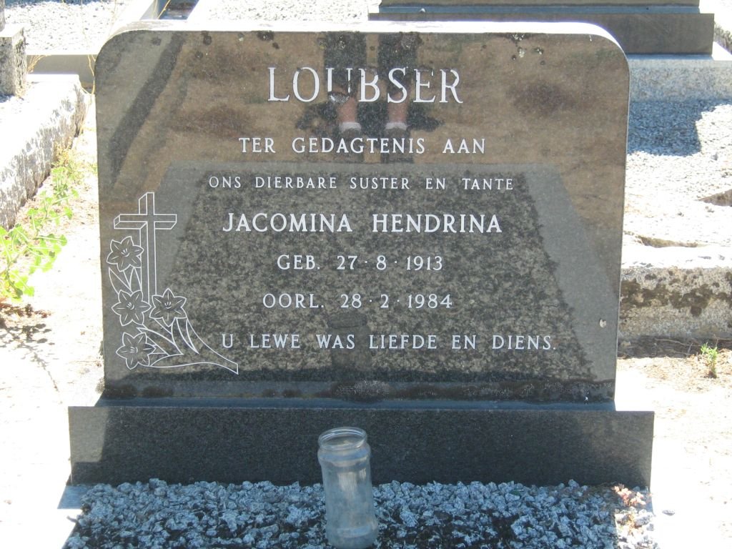 LOUBSER Jacomina Hendrina 1913-1984