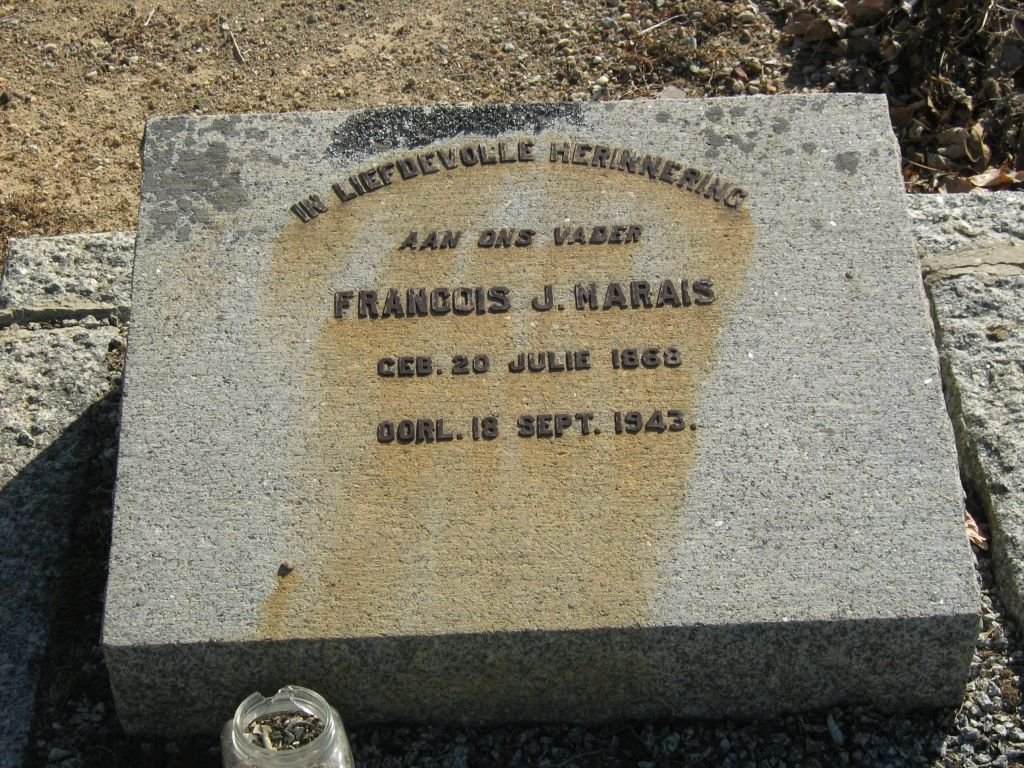 MARAIS Francois J. 1868-1943