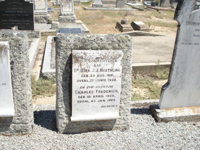 NEETHLING Dirk J.J. 1881-1922