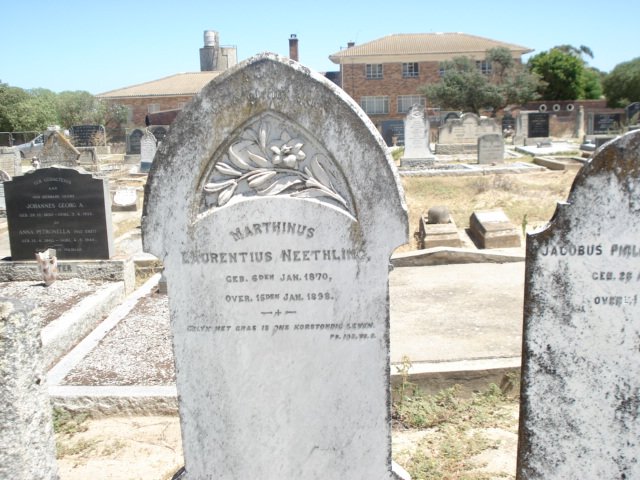 NEETHLING Marthinus Laurentius 1870-1898