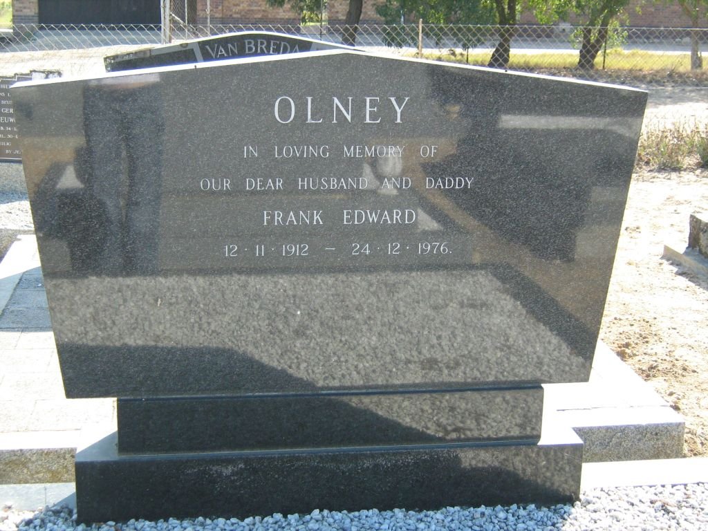 OLNEY Frank Edward 1912-1976