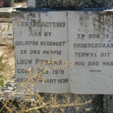 PIENAAR Louw 1910-1939