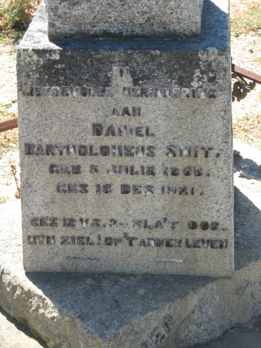 SMIT Daniel Bartholomeus 1868-1920