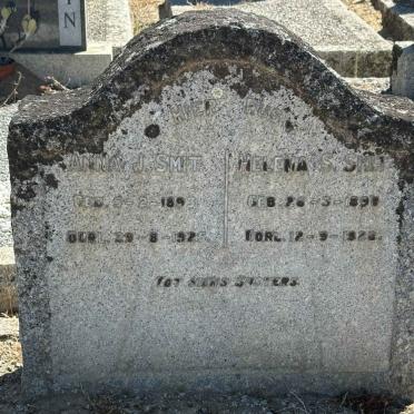 SMIT Anna J. 1893-1925 :: SMIT Helena S. 1898-192?