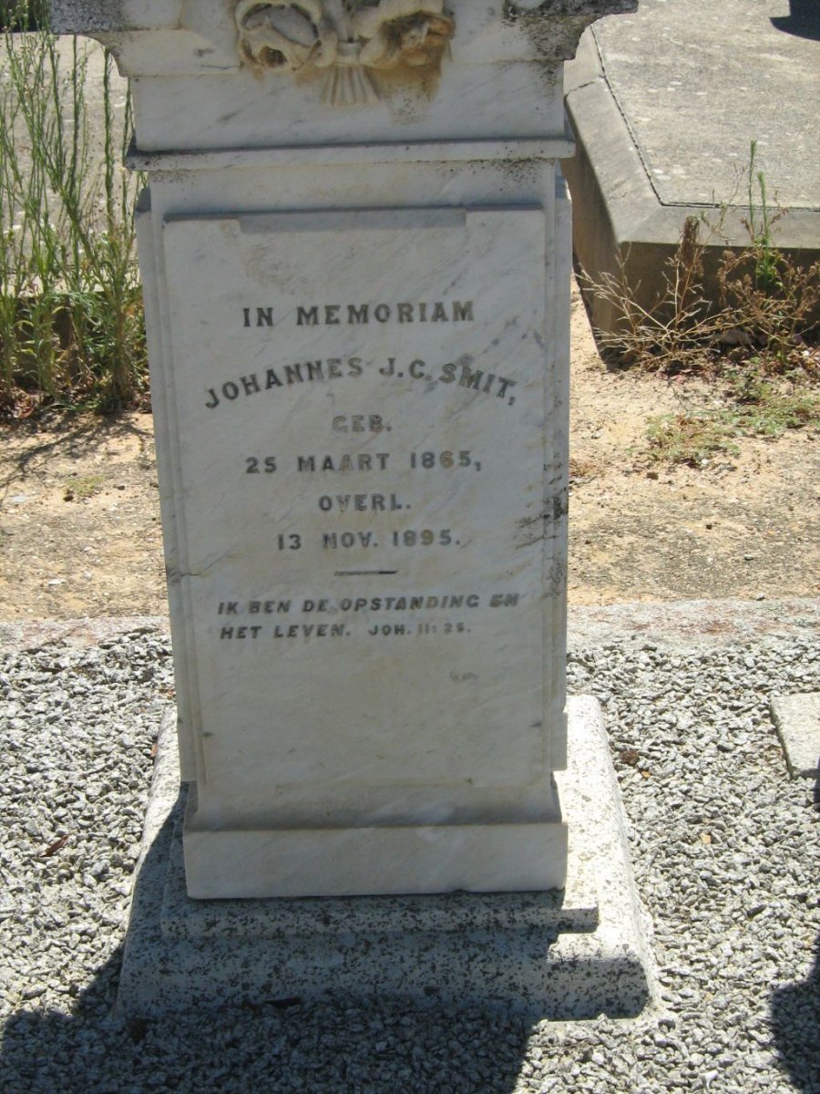 SMIT Johannes J.C. 1865-1895