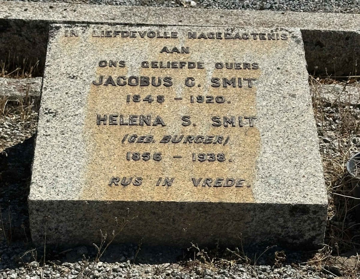 SMIT Jacobus C. 1848-1920 & Helena S. BURGER 1856-1938