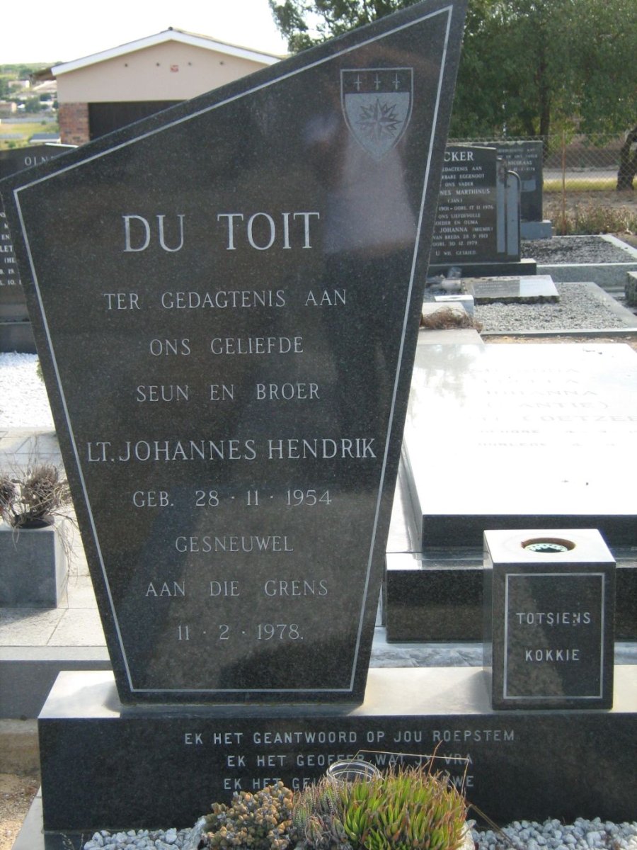 TOIT Johannes Hendrik, du 1954-1978