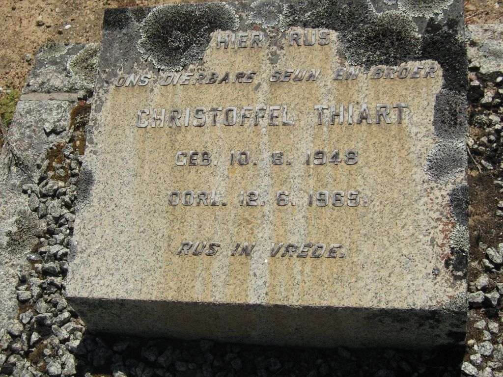 THIART Christoffel 1948-1965
