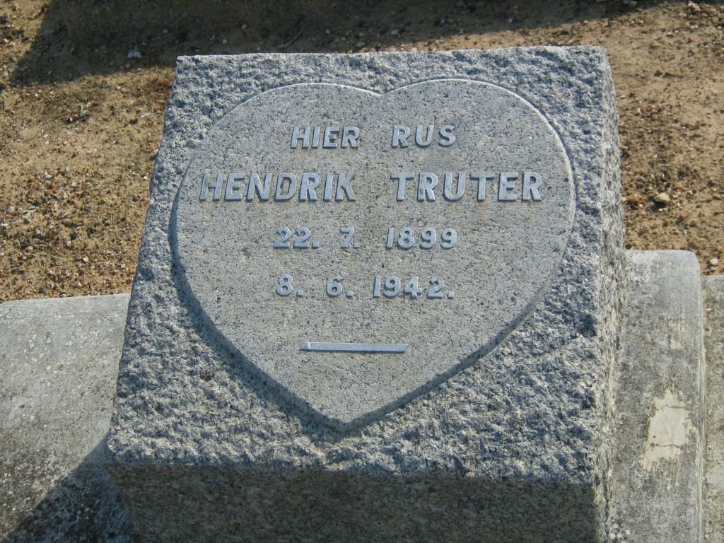 TRUTER Hendrik 1899-1942