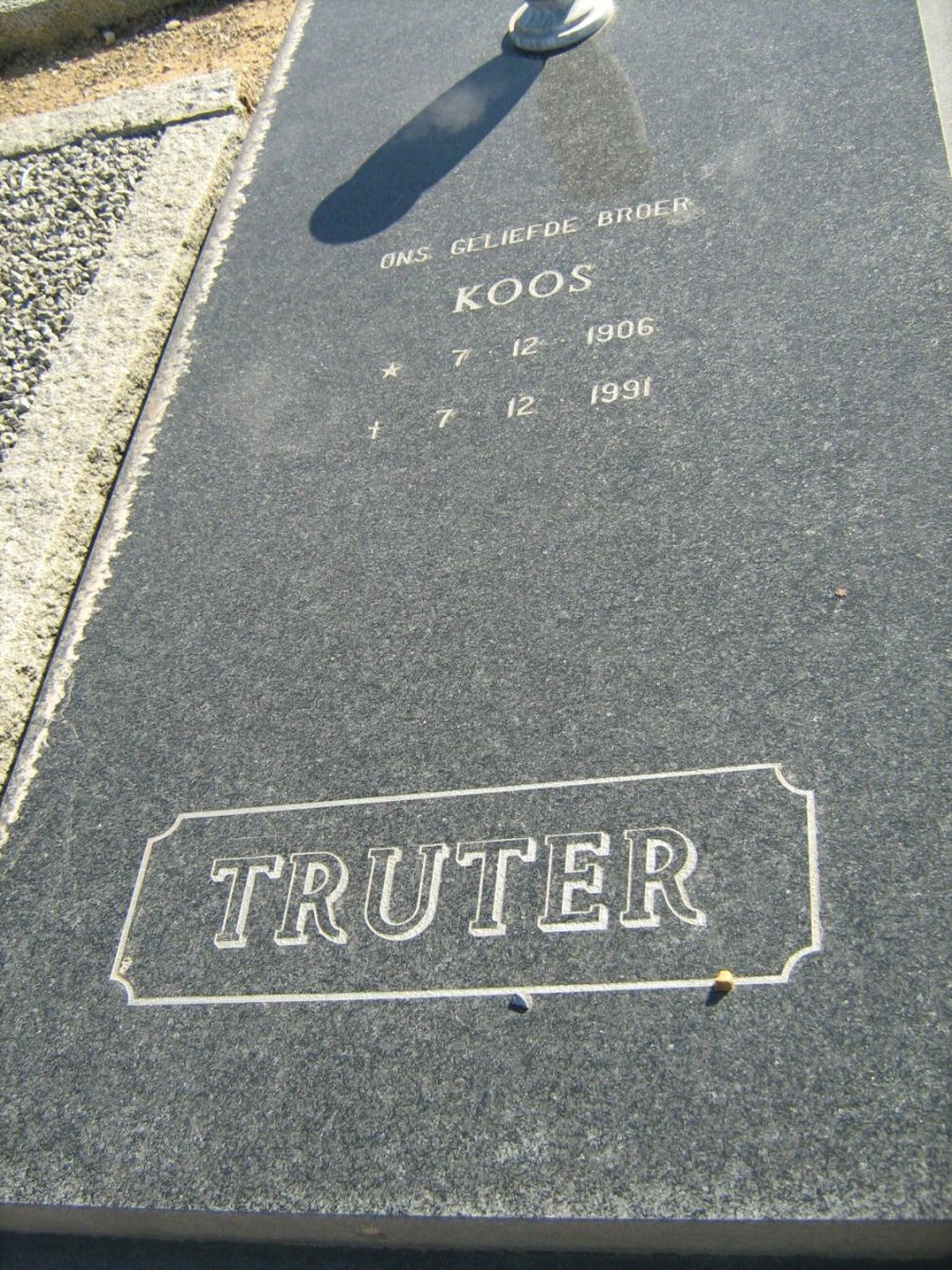 TRUTER Koos 1906-1991