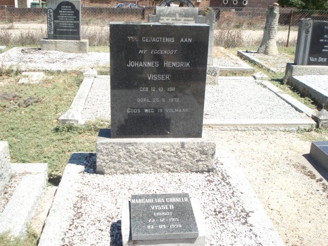 VISSER Johannes Hendrik 1911-1972 &amp; Margaretha Cornelie HUGO 1915-1998