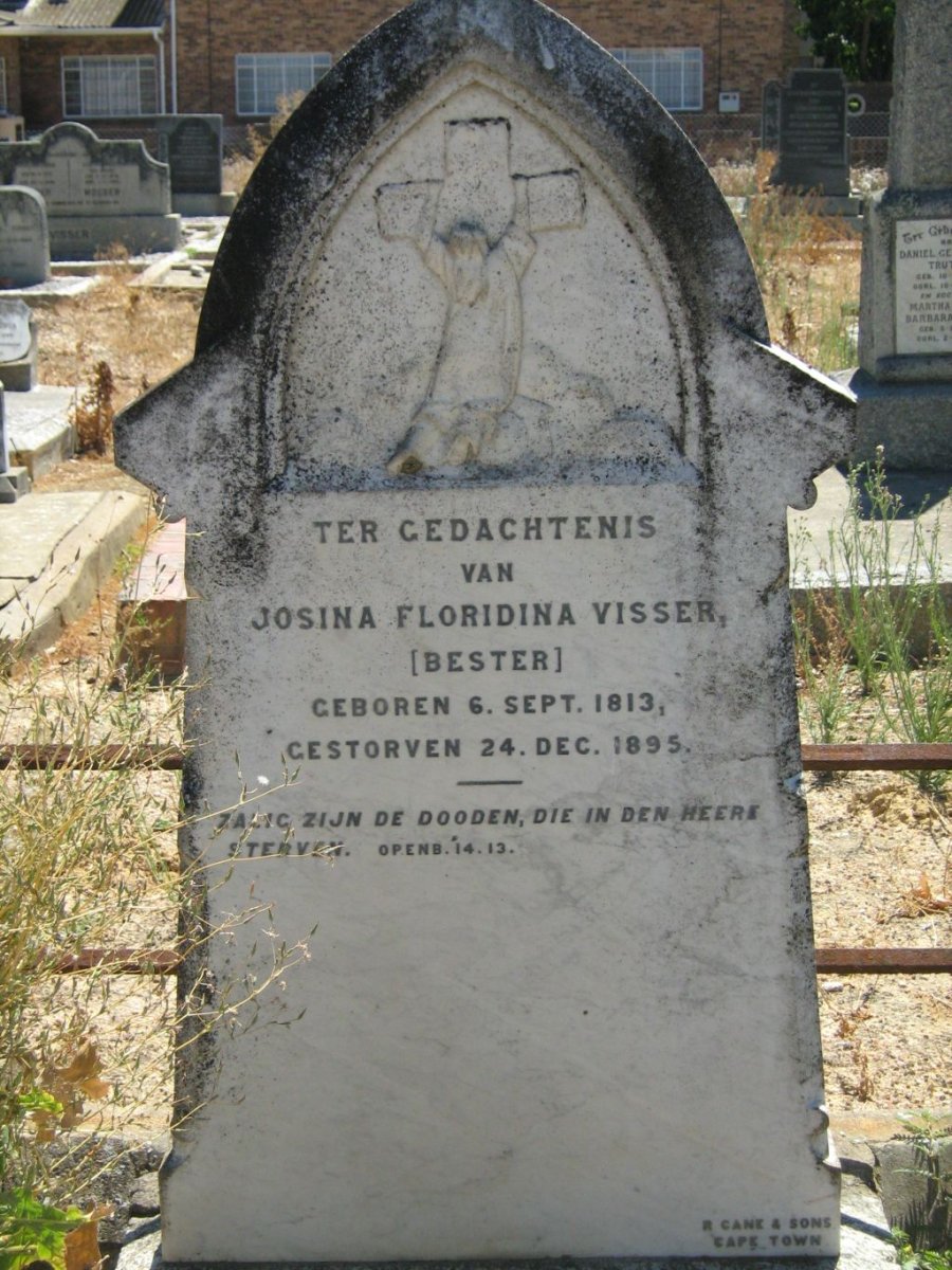 VISSER Josina Floridina nee BESTER 1813-1895