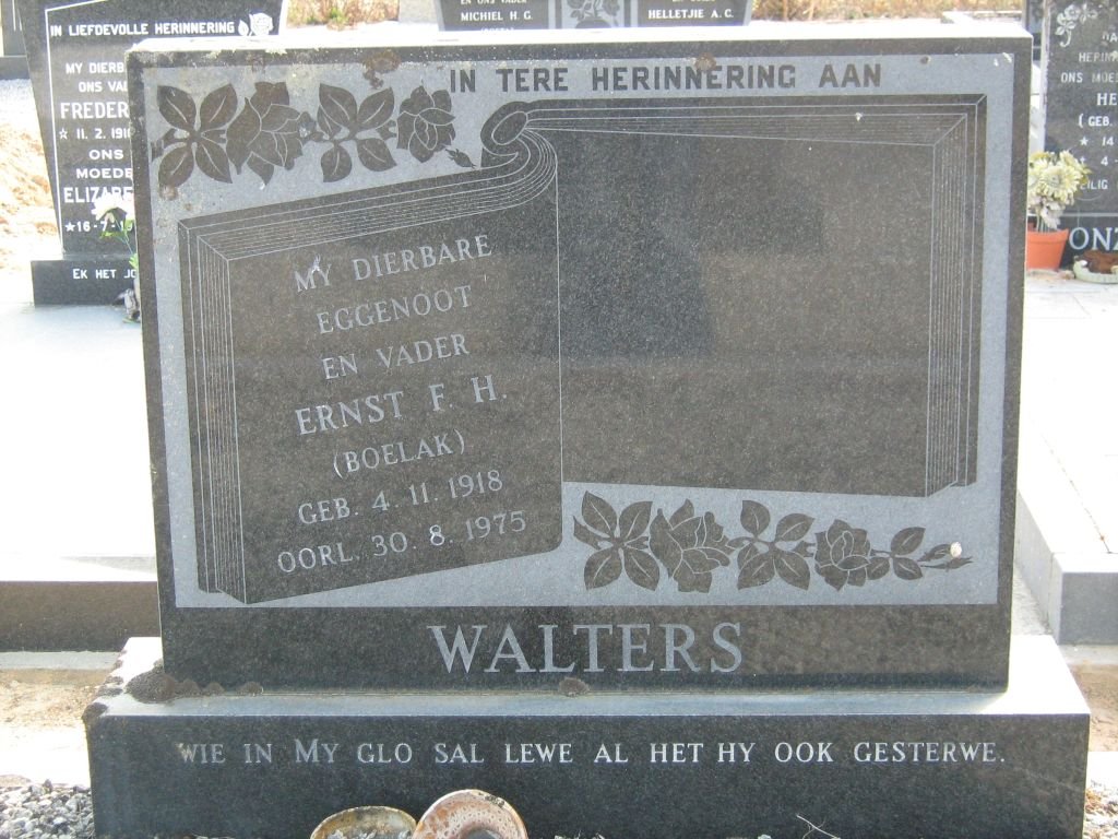 WALTERS Ernst F.H. 1918-1975