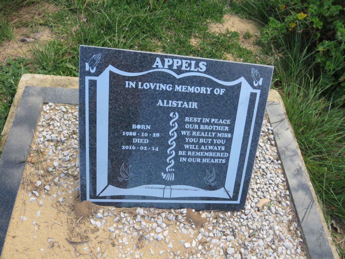 APPELS Alistair 1988-2016