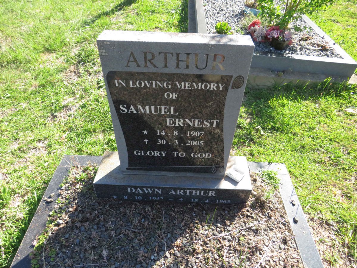 ARTHUR Samuel Ernest 1907-2005 :: ARTHUR Dawn 1942-1963
