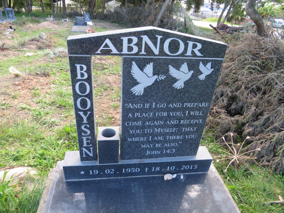 BOOYSEN Abnor 1950-2015