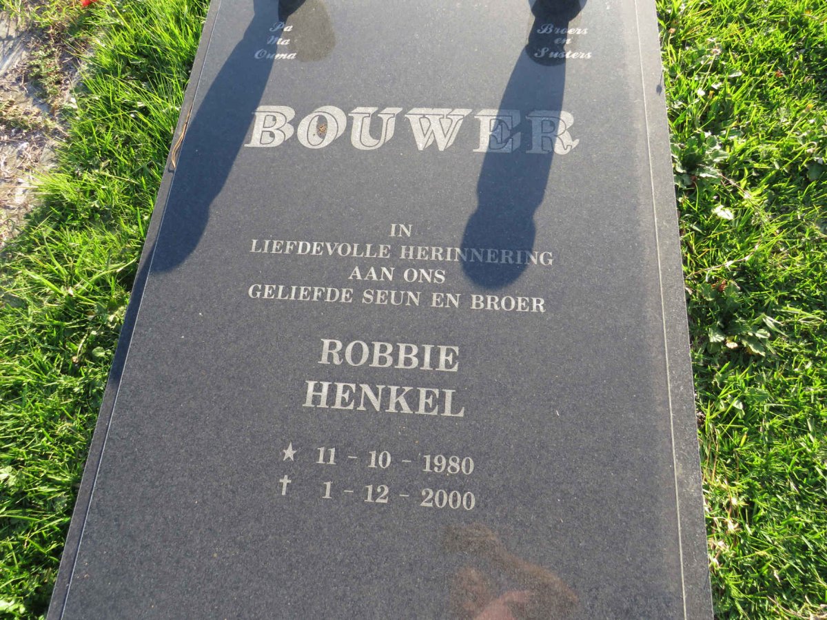 BOUWER Robbie Henkel 1980-2000