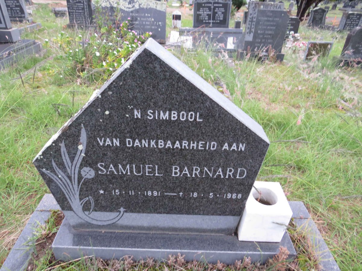 BARNARD Samuel 1891-1968