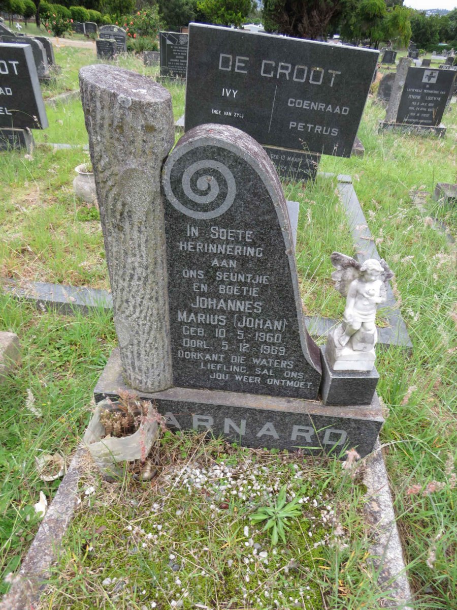 BARNARD Johannes Marius 1960-1969