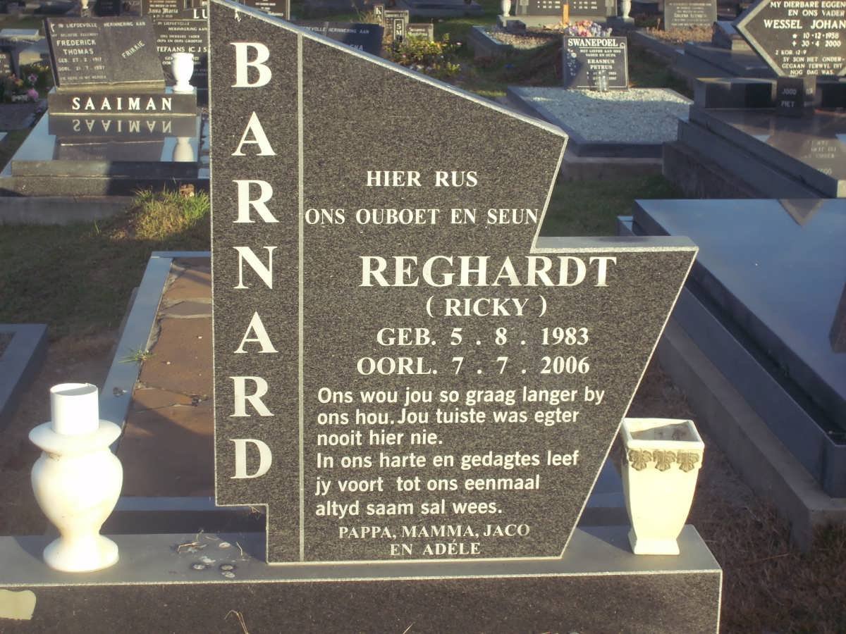 BARNARD Reghardt 1983-2006