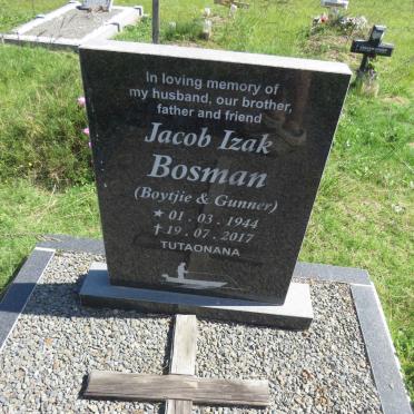 BOSMAN Jacob Izak 1944-2017