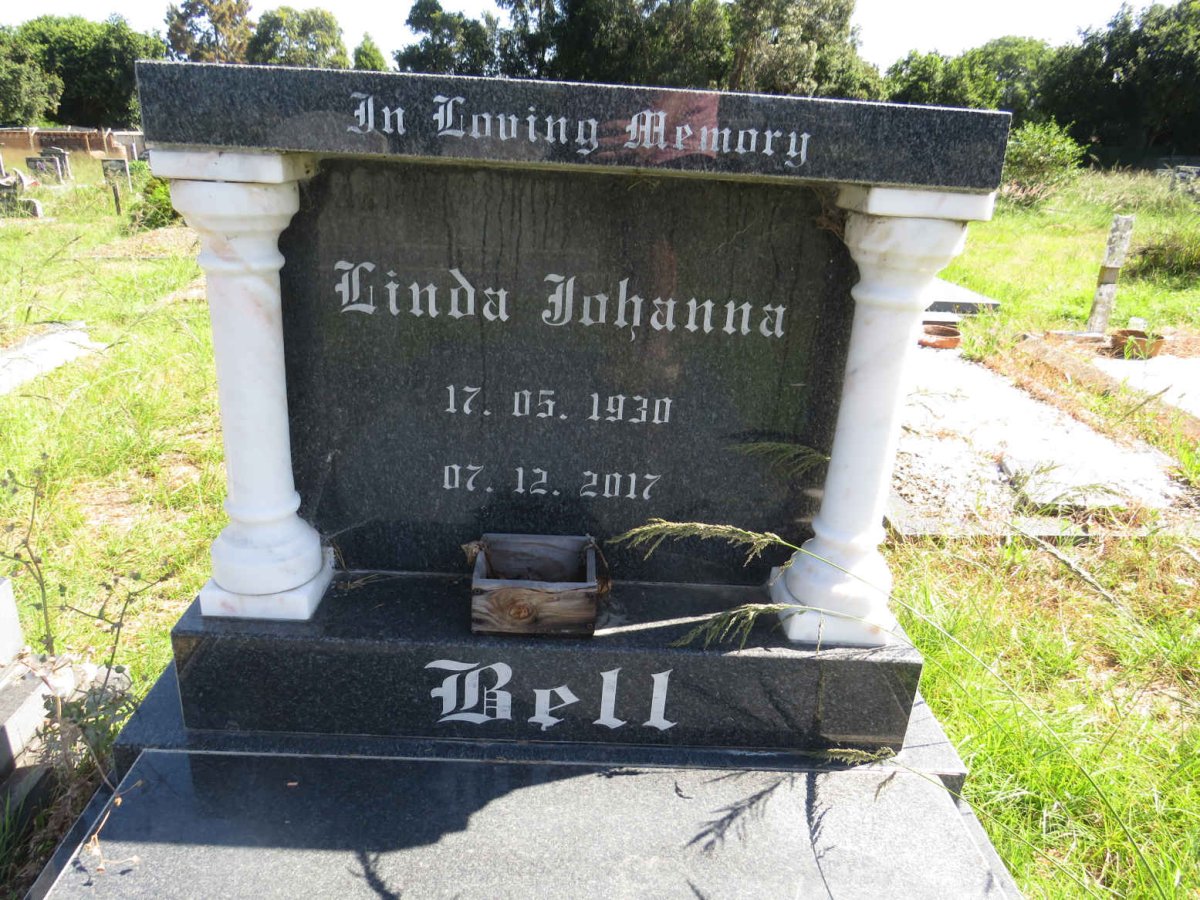 BELL Linda Johanna 1930-2017