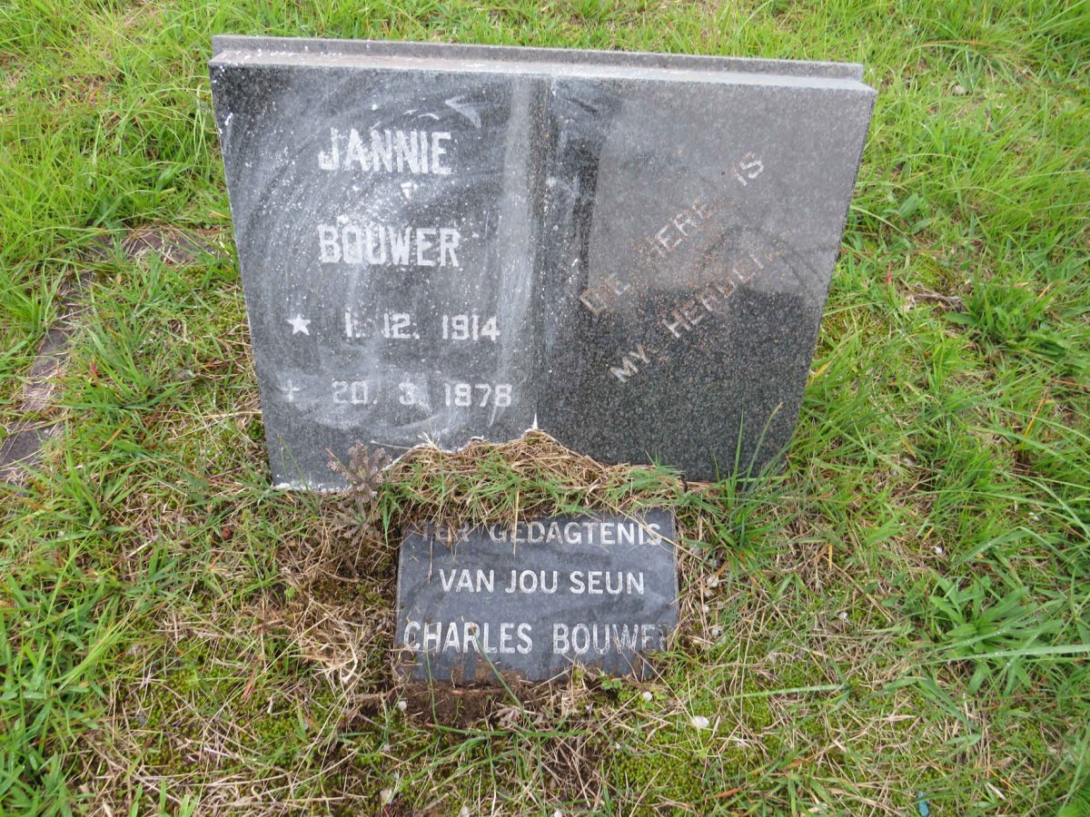BOUWER Jannie 1914-1978