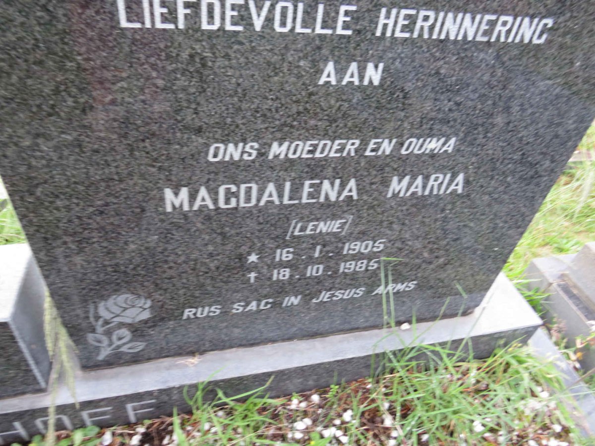 BOSHOFF Petrus Johannes 1902-1981 & Magdalena Maria 1905-1985 _3
