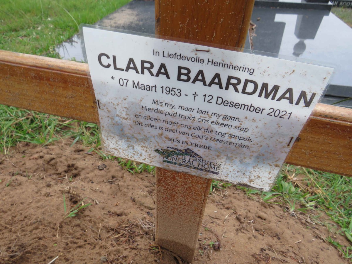 BAARDMAN Clara 1953-2021