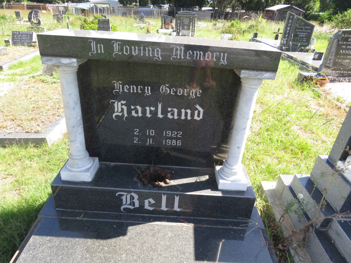 BELL Henry George Harland 1922-1986