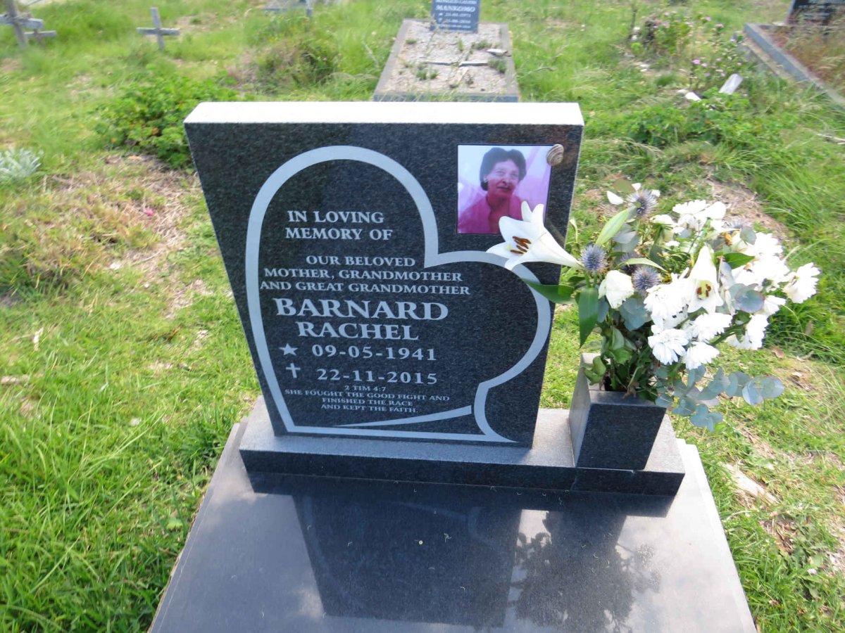 BARNARD Rachel 1941-2015