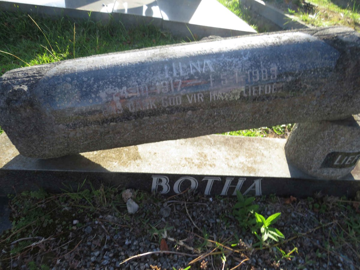 BOTHA Illna 1917-1989