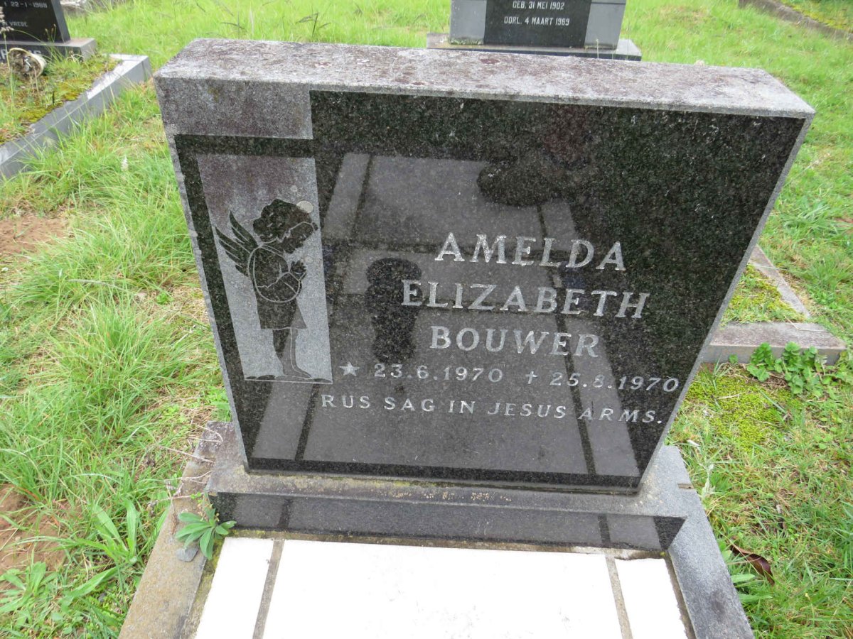 BOUWER Amelda Elizabeth 1970-1970