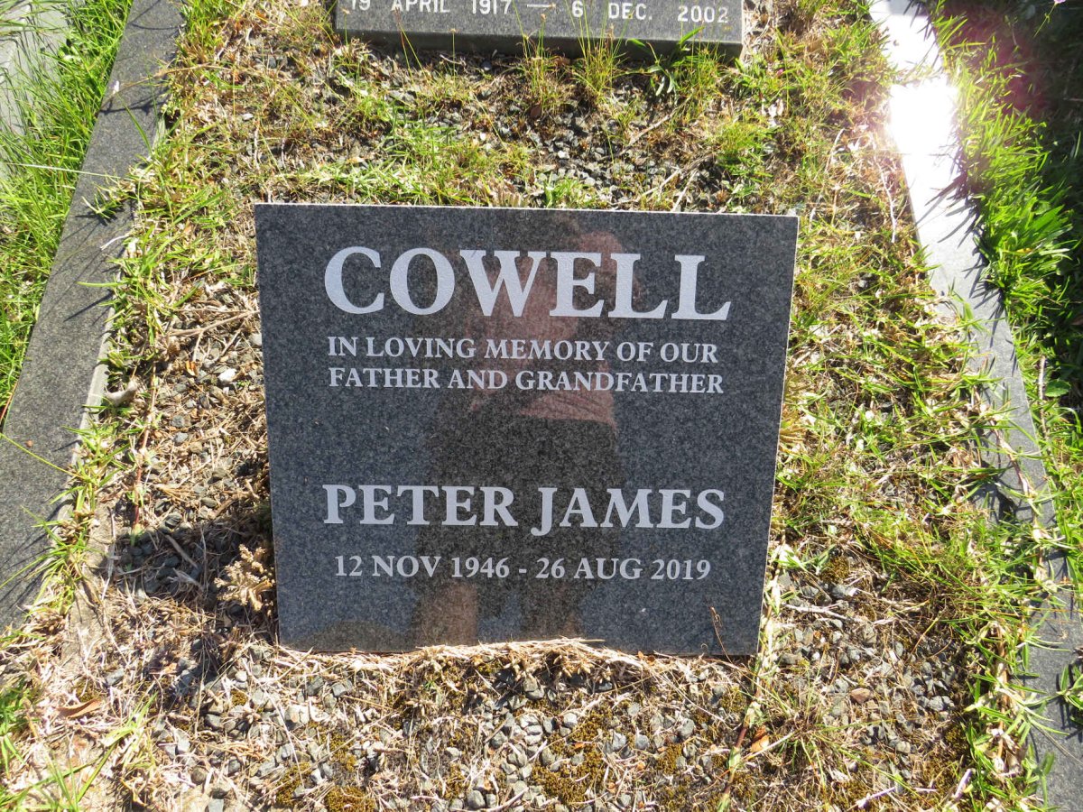 COWELL Peter James 1946-2019