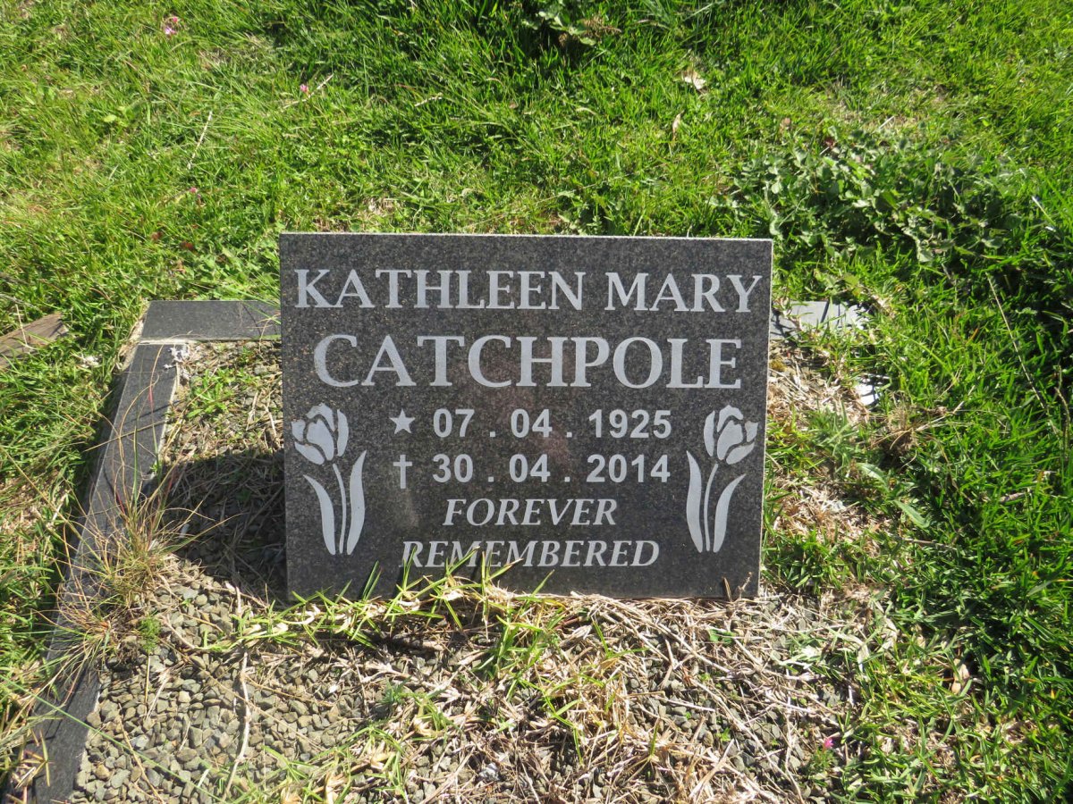CATCHPOLE Kathleen Mary 1925-2014
