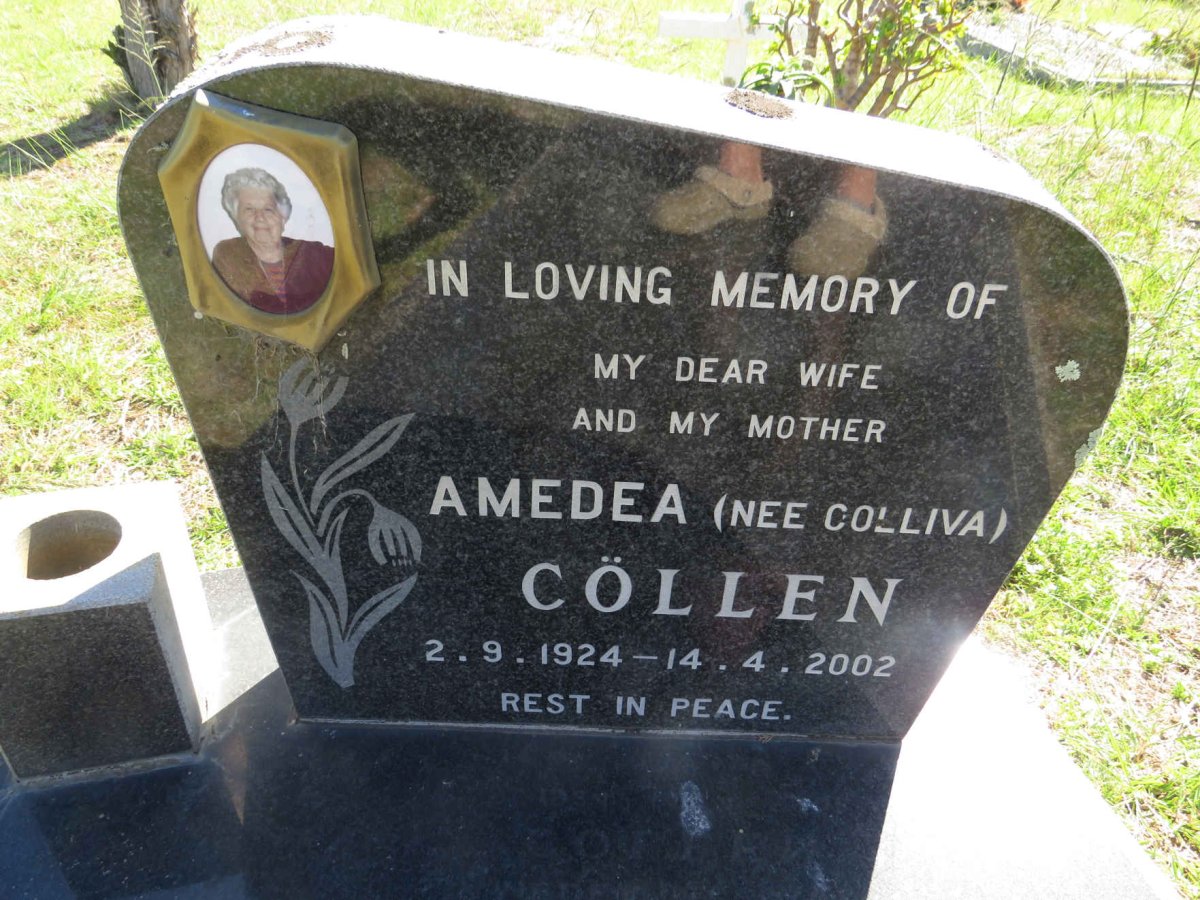 COLLEN Amedea nee COLLIVA 1924-2002