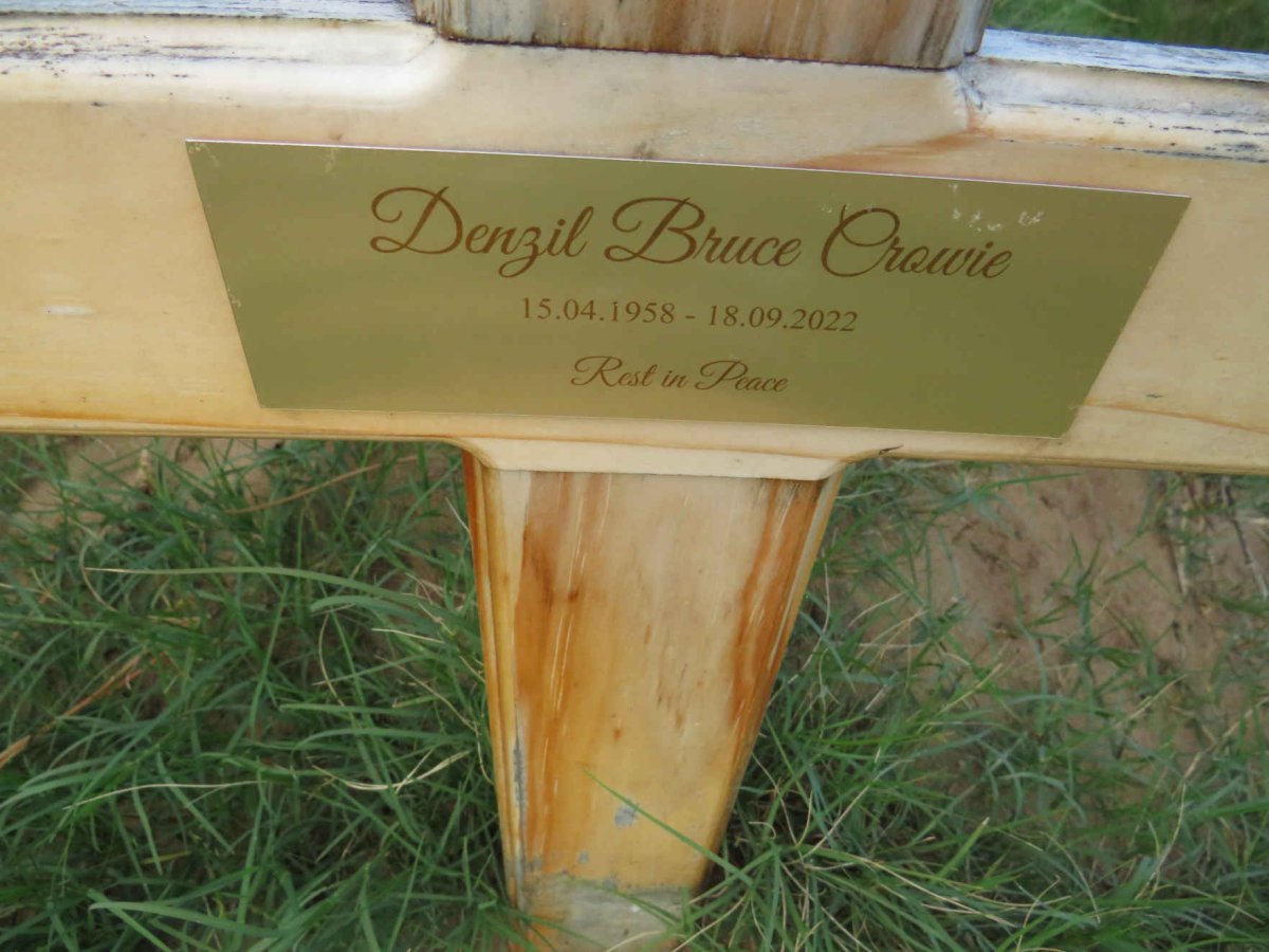 CROWIE Denzil Bruce 1958-2022