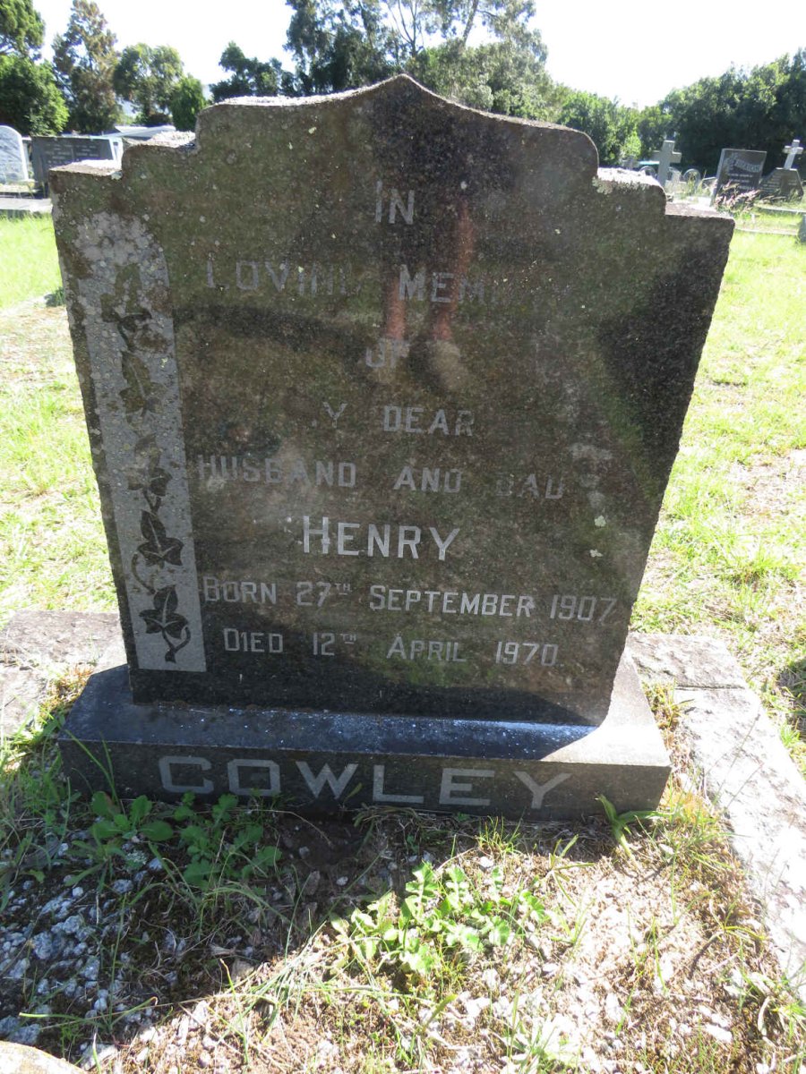 COWLEY Henry 1907-1970