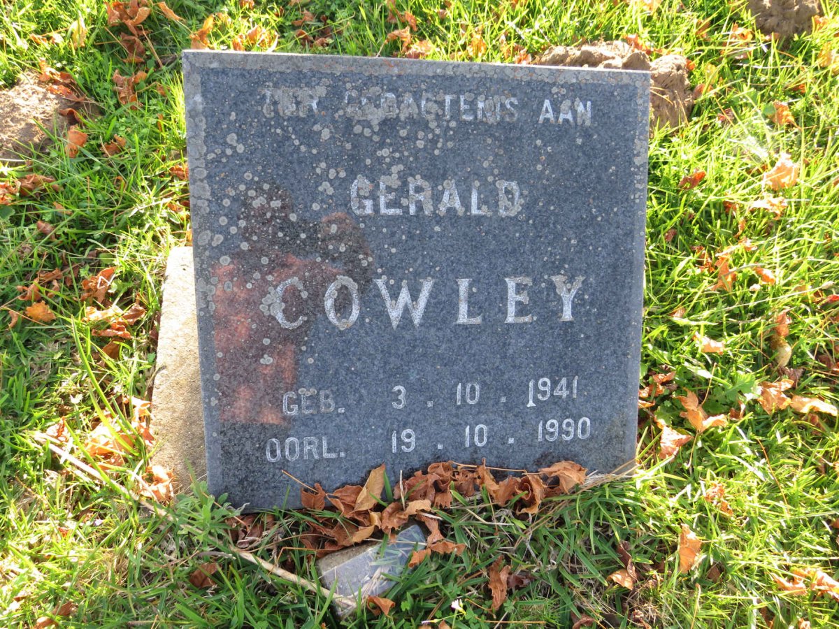 COWLEY Gerald 1941-1990