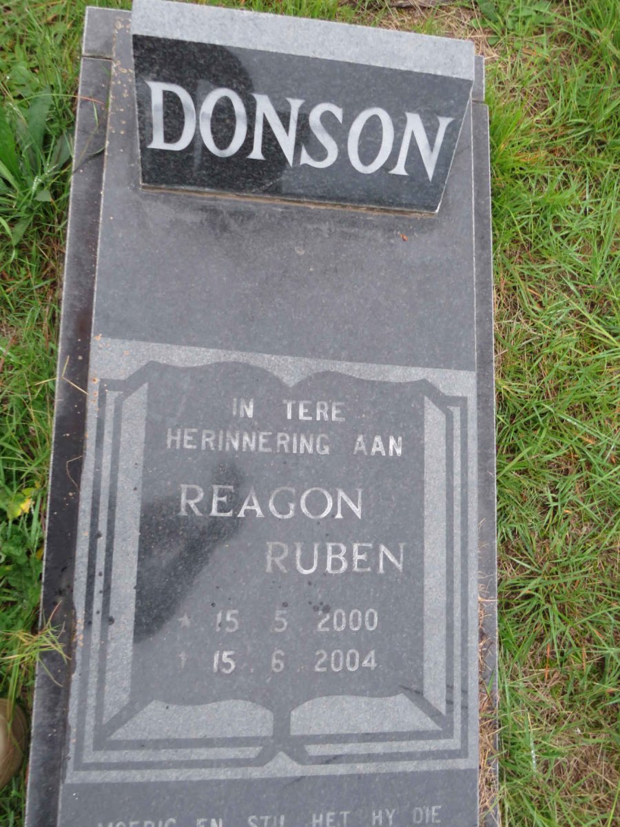 DONSON Reagon Ruben 2000-2004