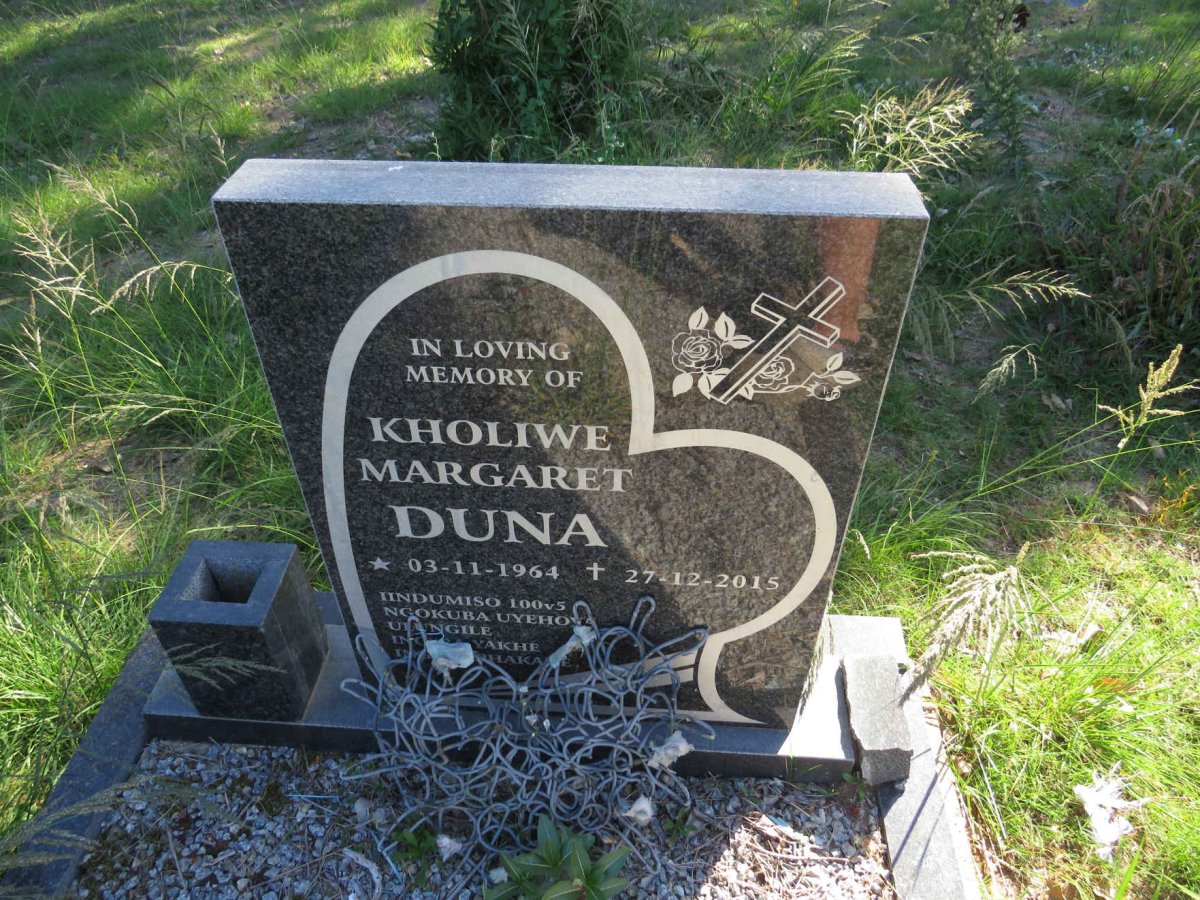 DUNA Kholiwe Margaret 1964-2015