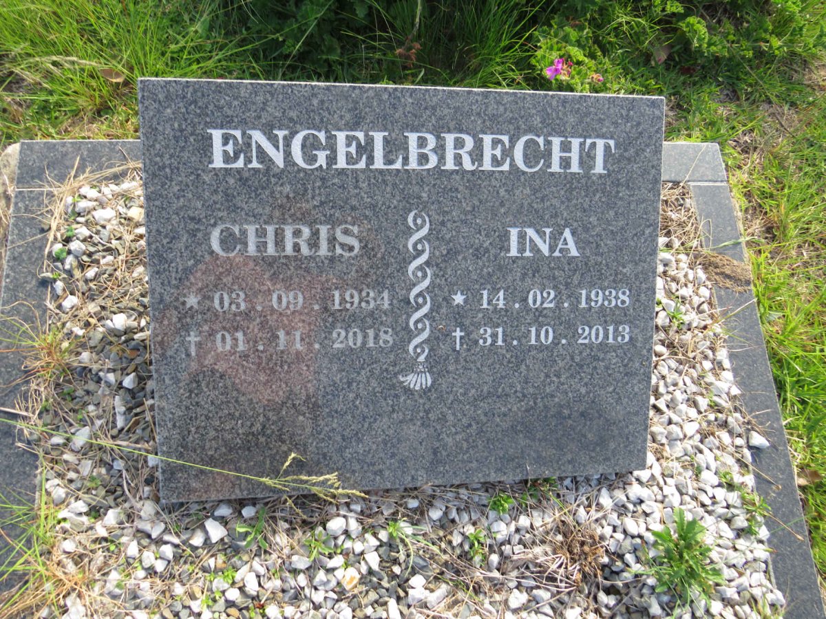 ENGELBRECHT Chris 1934-2018 &amp; Ina 1938-2013