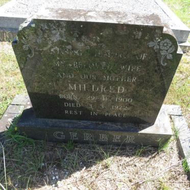 GERBER Mildred 1900-1972