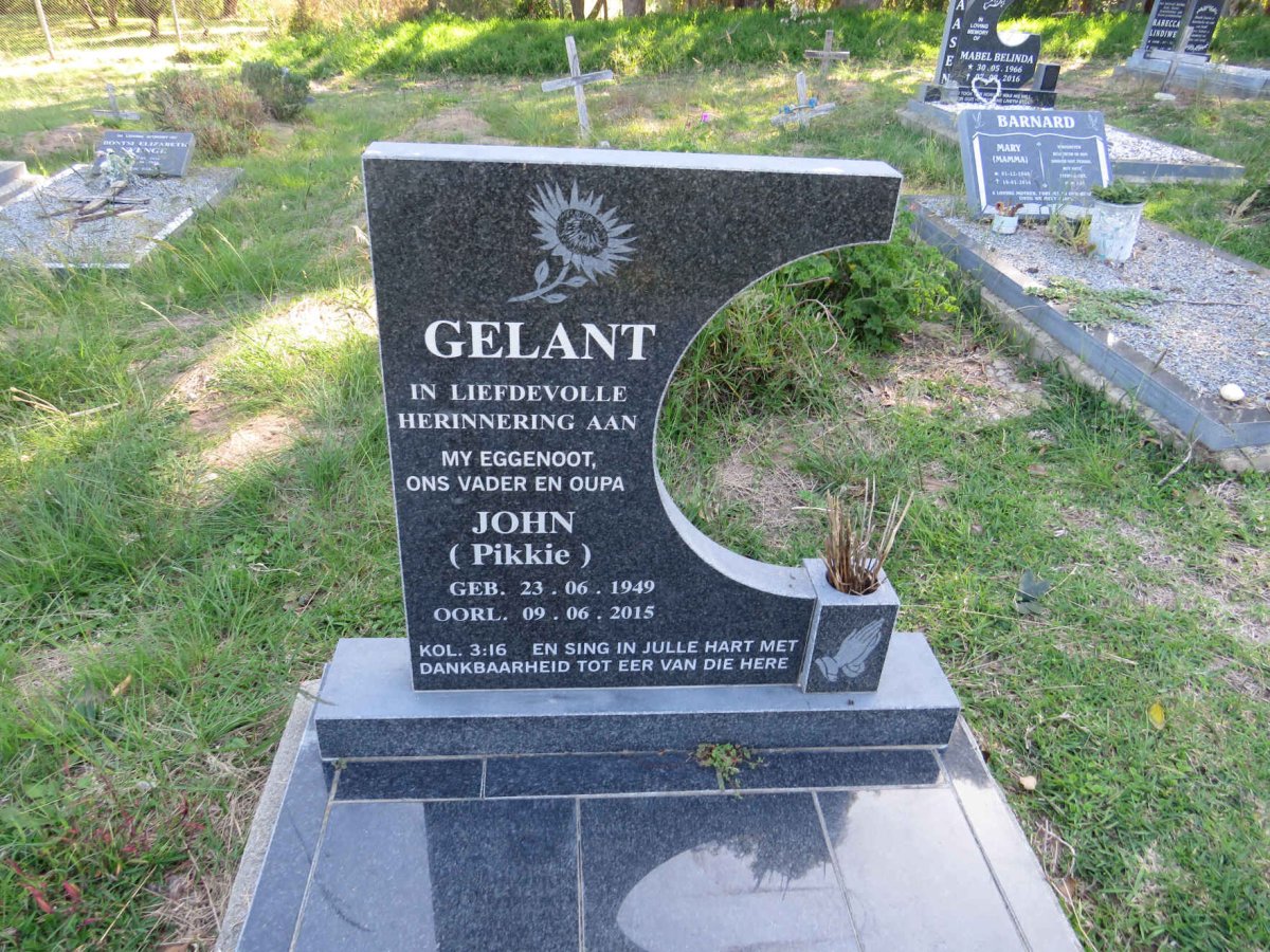 GELANT John 1949-2015