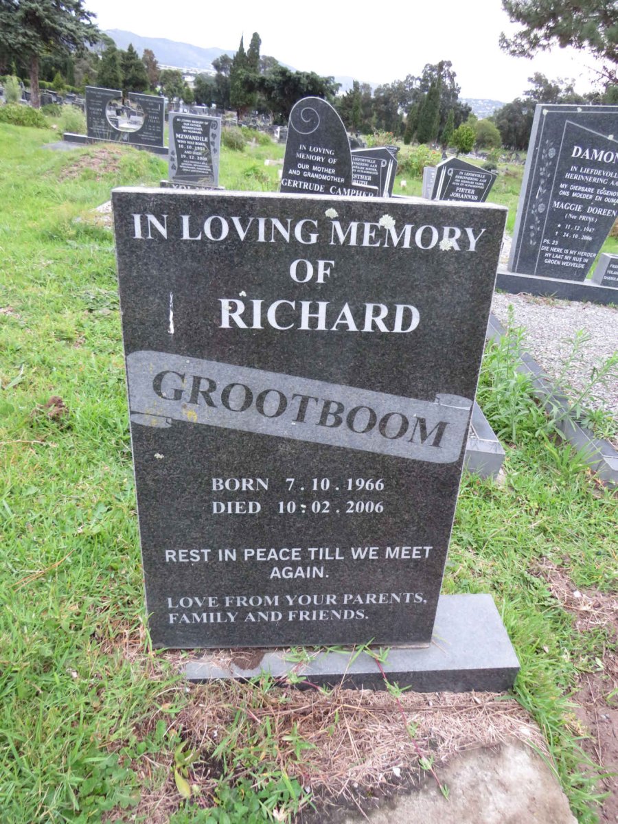GROOTBOOM Richard 1966-2006