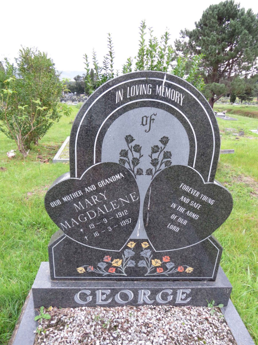 GEORGE Mary Magdalene 1912-1997
