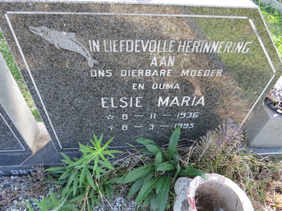 GREBE Marthinus 1931-1993 &amp; Elsie Maria 1936-1995