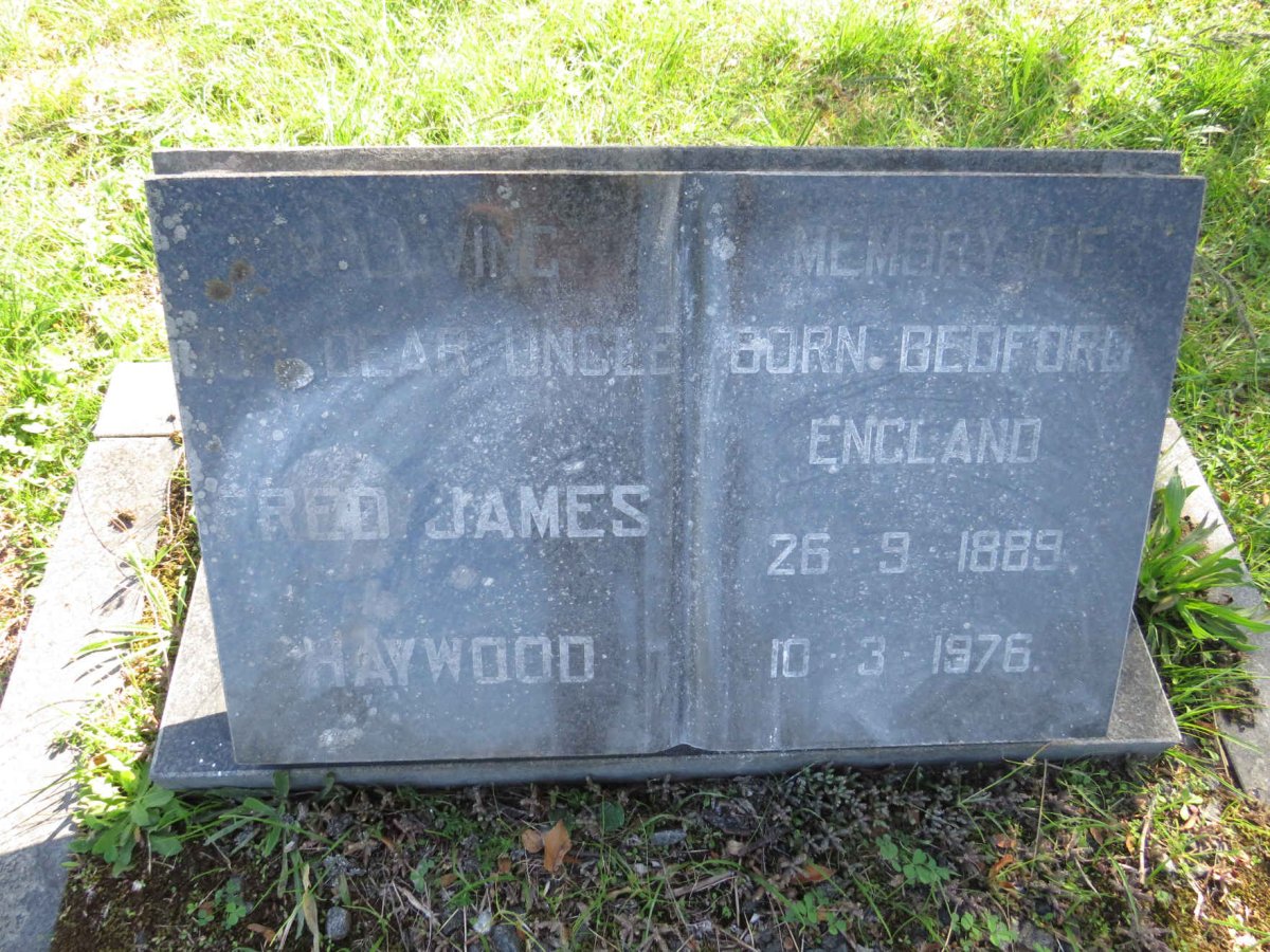 HAYWOOD Fred James 1889-1976