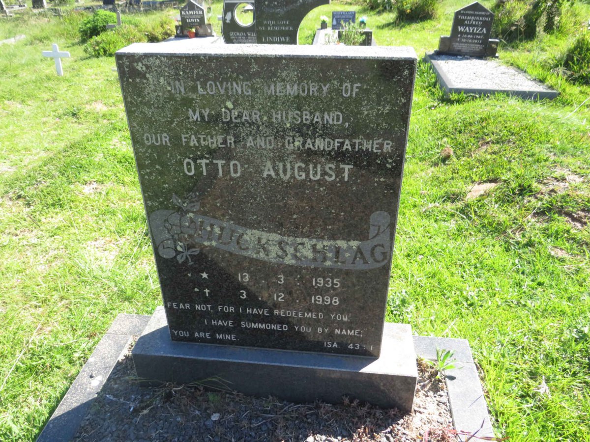 HUCKSCHLAG Otto August 1935-1998