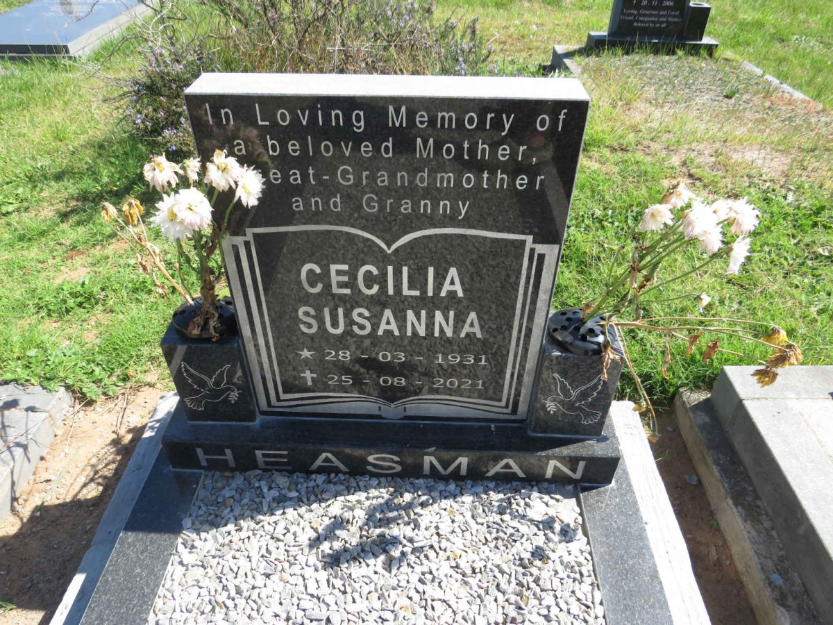 HEASMAN Cecilia Susanna 1931-2021